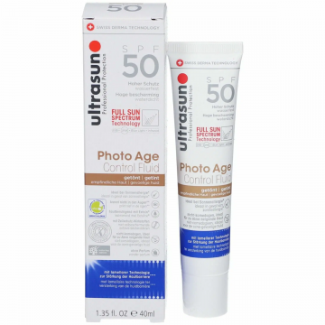 Fluid anti-aging colorat cu SPF50, 40ml, Ultrasun