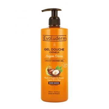 Gel de dus cremos Argan Divin, 500ml, Evoluderm