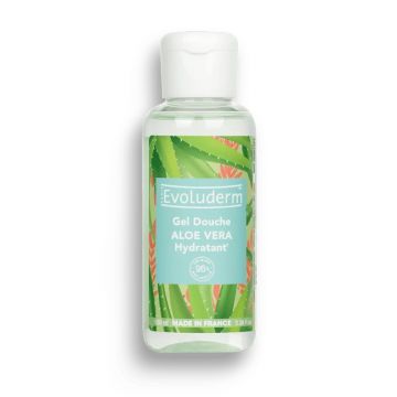 Gel de dus hidratant Aloe Vera, 100ml, Evoluderm