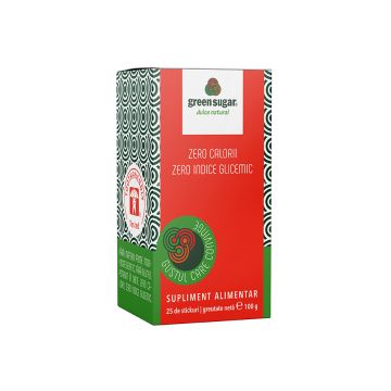 Green Sugar, 4g x 25 stickuri, Laboratoarele Remedia