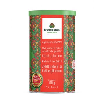 Green Sugar pulbere, 1000g, Laboratoarele Remedia