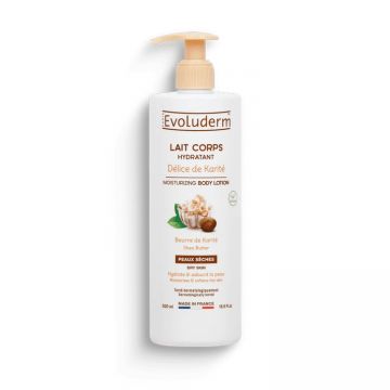 Lapte de corp hidratant Délice de Karité, 500ml, Evoluderm