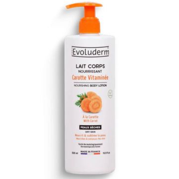 Lapte de corp hranitor Carotte Vitaminee, 500ml, Evoluderm