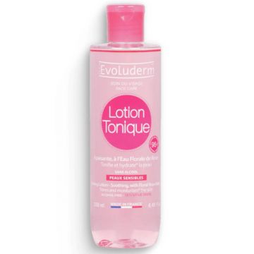 Lotiune tonica pentru ten sensibil, 250ml, Evoluderm