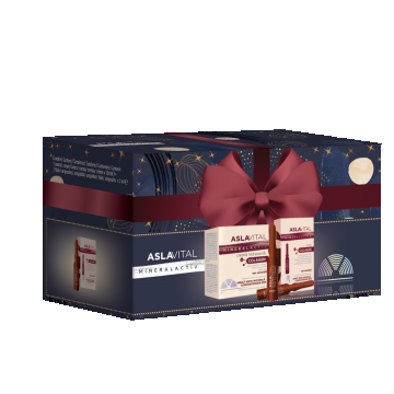 Set Mineral Activ Crema hidratanta cu colagen SPF10 50ml + Fiole cu colagen 2x2ml, AslaVital