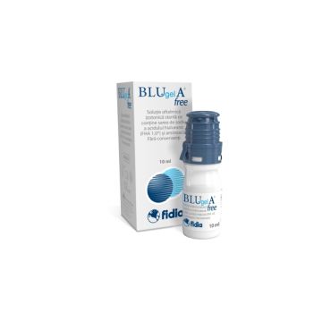 Solutie oftalmica Blu Gel A 0.3% Free, 10ml, Fidia Farmaceutici
