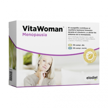 Supliment pentru ameliorarea simptomelor menopauzei Vitawoman Menopause, 60 capsule, Eladiet
