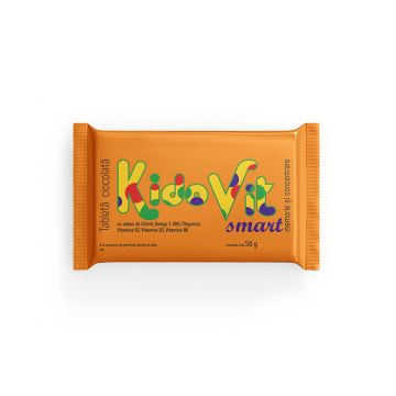 Tableta de ciocolata Smart, 50g, Kidovit