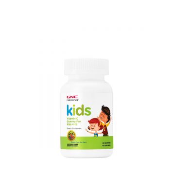 Vitamina C pentru copii 4-12 ani, 60 jeluri, GNC