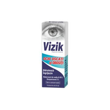 Vizik picaturi pentru ochi uscati si obositi, 10ml, Zdrovit