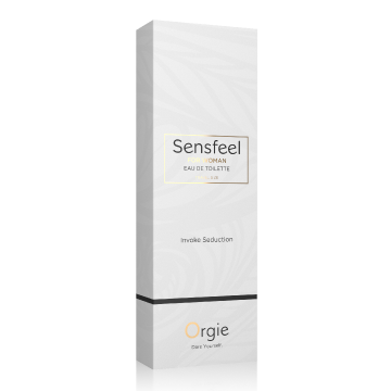 Apa de toaleta cu feromoni Sensfeel for Woman, 10 ml, Orgie