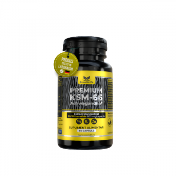 Ashwagandha premium KSM-66, 60 capsule, Boost4Life