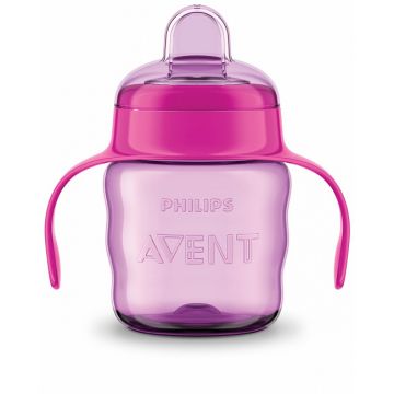 Cana cu tetina de formare pentru +6 luni SCF551/03, 200 ml, Philips Avent