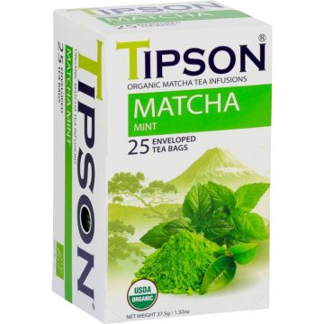 Ceai matcha organic menta 25dz - TIPSON