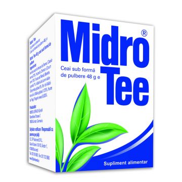 Ceai sub forma de pulbere Midro Tee, 48g, Plantamed