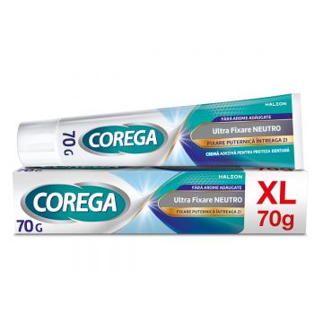 Crema adeziva pentru proteza dentara Neutro, 70g, Corega