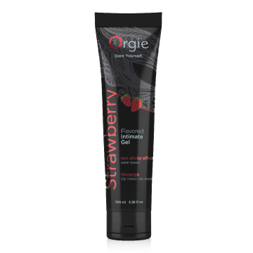 Gel intim Lube Tube Strawberry, 100 ml, Orgie