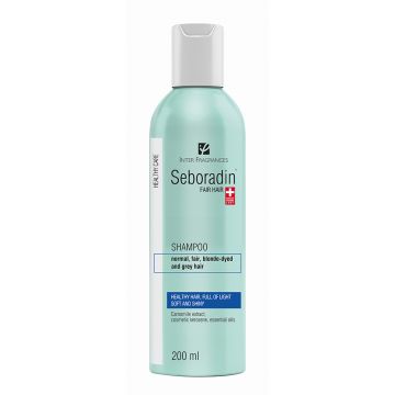 Sampon Fair Hair pentru par deschis la culoare, 200ml, Seboradin