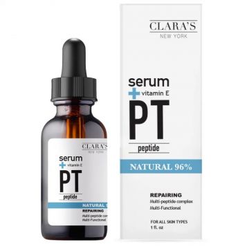 Serum facial cu Peptide si Vitamina E, 30ml, Clara's New York