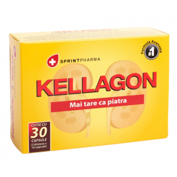 Supliment alimentar pentru pietre la rinichi Kellagon, 30 capsule, Sprint Pharma