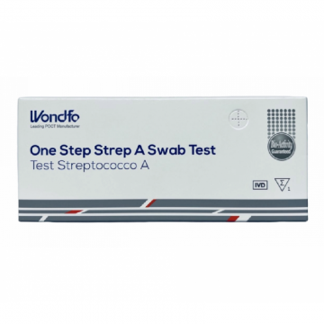 Test Rapid Antigen Strep A, pt Autotestare, 1 bucata, Wondfo