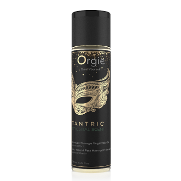 Ulei vegetal pentru masaj senzual Tantric Celestial Scent, 200 ml, Orgie