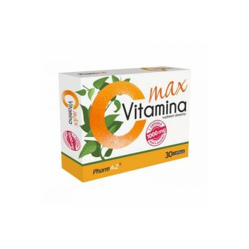 Vitamina C max 1OOO mg,30 capsule, PharmA-Z