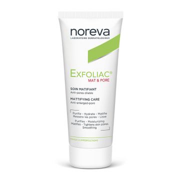 Crema matifianta Noreva Exfoliac Mat&Pore, 30 ml
