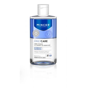 Demachiant bifazic pentru ochi si buze Daily Care 01, 150ml, Mincer Pharma