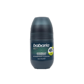 Deodorant pentru barbati roll-on protectie 24h, 50ml, Babaria
