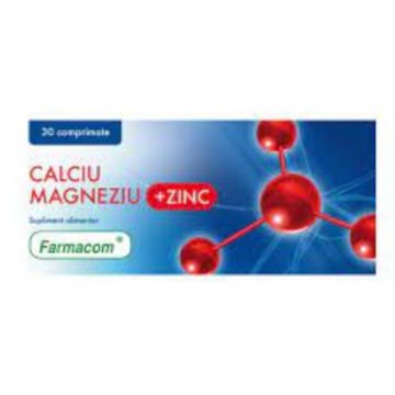farmacom calciu+mg+zn ctx30 cpr