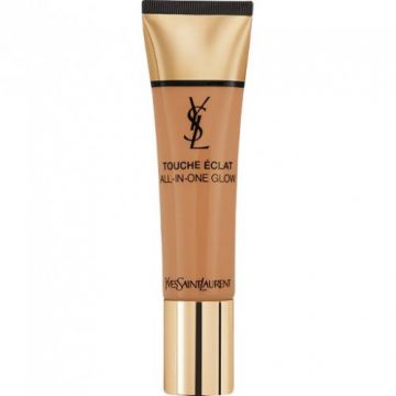 Fond de ten SPF23 Yves Saint Laurent Touche Eclat All-In-One Glow (Gramaj: 30 ml, Nuanta fond de ten:  B70 Mocha)