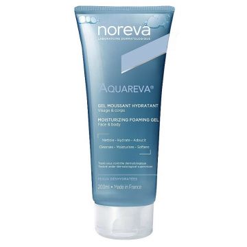 Gel moussant hidratant Noreva Aquareva, 200 ml