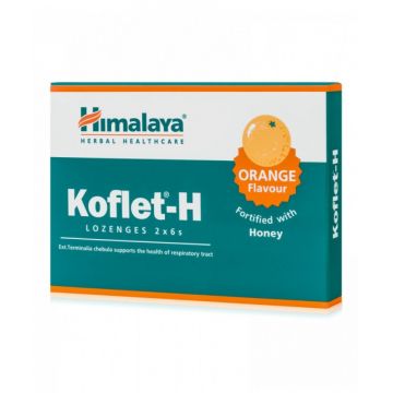 Koflet-H Himalaya Herbal 12 pastile (Aroma: Aroma ghimbir, Concentratie: 16.5 mg)