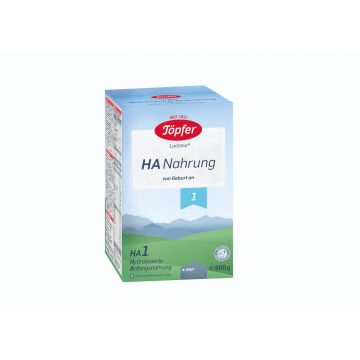 Lapte praf hipoalergenic HA1, de la nastere, 600g, Topfer