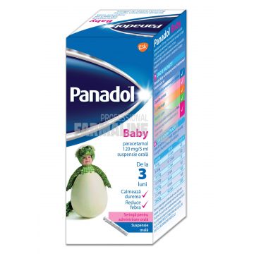 Panadol Baby Suspensie orala 120mg/5ml 100 ml