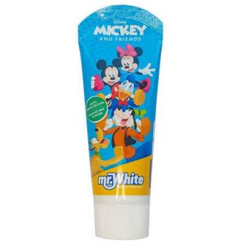 Pasta de dinti cu aroma de menta pentru copii Mickey Mouse, +3 ani, 75 ml, Mr White