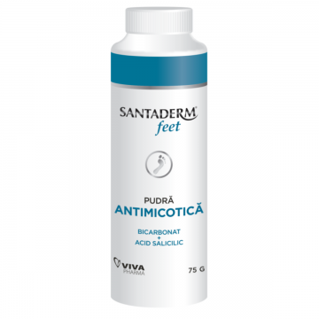 Pudra anatomica Santaderm Feet, 75g