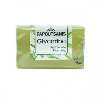 Sapun glicerina verde, 125g, Papoutsanis