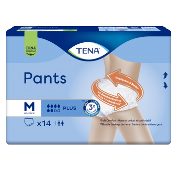 Scutece pentru adulti Pants Plus M, 14 bucati, Tena