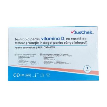 Test rapid pentru vitamina D, pentru autotestare CE0123, JusChek