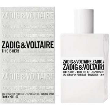 Zadig & Voltaire This Is Her! Apa de Parfum, Femei (Concentratie: Apa de Parfum, Gramaj: 30 ml)