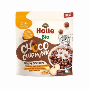 Cereale Bio crocante Choco ChipMunk, + 1 an, 125 g, Holle