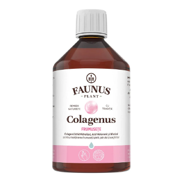 Colagenus Frumusete, colagen lichid pentru piele, unghii si par, 500ml, Faunus Plant