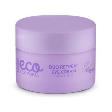 Crema de zi si de noapte pentru ochi Laveder Clouds Duo Retreat, 30ml, Ecoforia