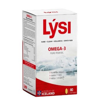 lysi omega 3 ulei pur de peste ctx80 cps