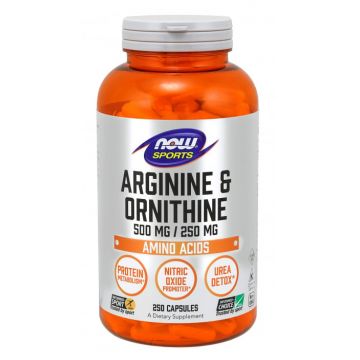 Now Arginine Ornithine 250 caps