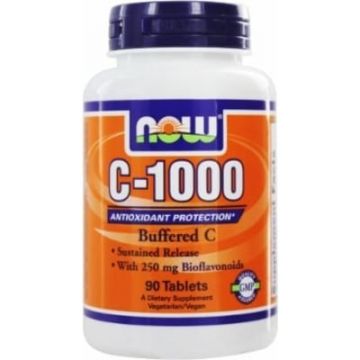 Now C-1000 Complex Buffered with Bioflavonoids 250 mg 90 tab
