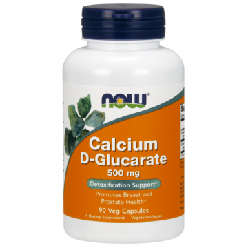 Now Calcium D-Glucarate 500 mg 90 vcaps