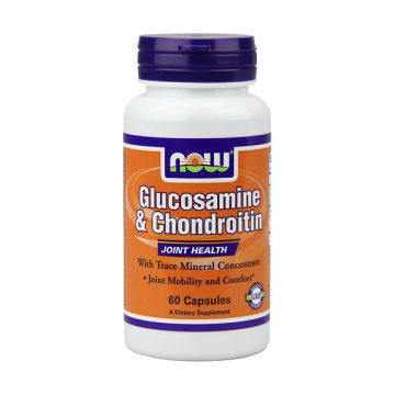 Now Glucosamine Chondroitin With Trace Mineral Concentrate 60 caps